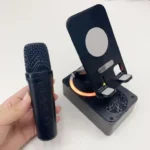 K98 Foldable Rotating Phone Stand with 360° Bluetooth Speaker - Image 2