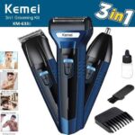 Kemei KM-6330 3-in-1 Trimmer – Hair, Beard & Nose Grooming Kit - Image 2