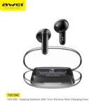 Awei T85 ENC Wireless Bluetooth 5.3 Earbuds with 10mm Drivers & Noise Cancellation - Image 6