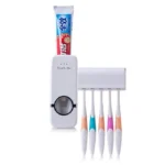 Toothpaste Dispenser with Toothbrush Holder Automatic - Image 2