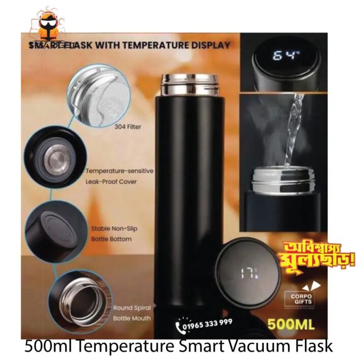SMART Digital LED Thermal Flask with Temperature - Image 5