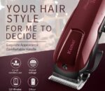 Kemei KM-2600 Professional Hair Clipper & Beard Trimmer | Corded & Cordless | Stainless Steel Blade | 120 Min Runtime - Image 2
