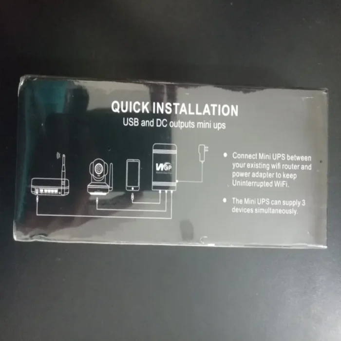WGP Mini UPS 10400mAh (Input 12V | Output 5V/12V/12V) - Image 6
