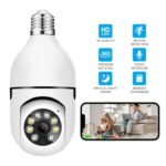 PTZ Bulb WiFi Camera 1MP E27 CCTV