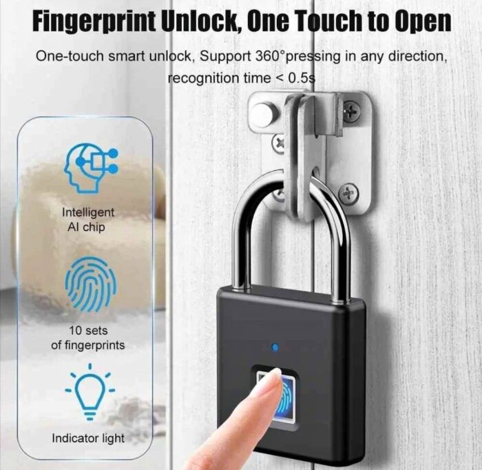 Smart Fingerprint Padlock - Image 5
