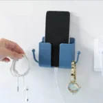 Multi-function Wall Mounted Organizer Holder, Mobile Phone Charging Hanging Holder - Image 3