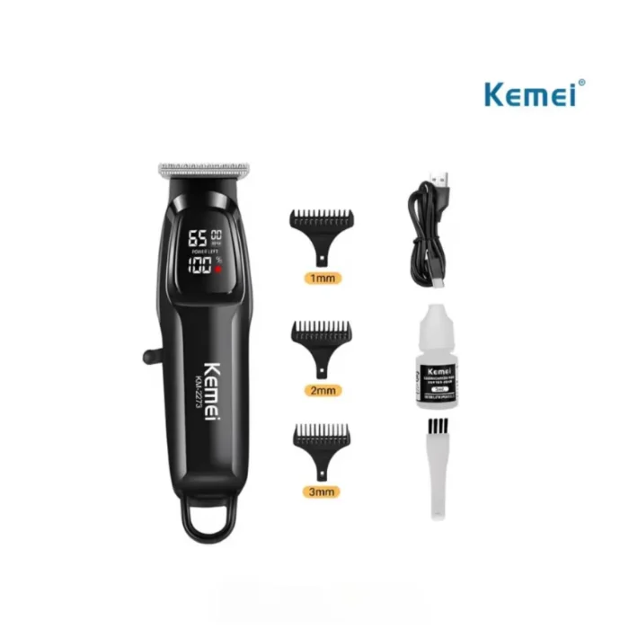 KEMEI KM-2273 Professional Men's Hair Cutting Machine Wireless Trimmer LED Display - Image 3