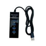 USB HUB 4Port 1.2Meter High Quality Black