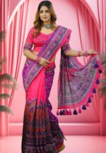 Premium Parsha Sharee with Blouse Piece