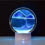 3D Colorful Moving Sand Painting Sandscape LED Table Lamp