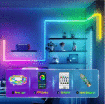 Smart APP Controlled RGBIC LED Neon Strip Lights Music Sync, Multicolor, Voice Control, USB Lighting - Image 6