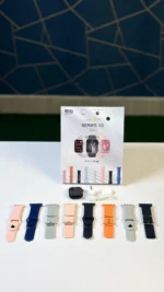 8-in-1 Series Laxasfit 10 Smart Watch | 1.9″ AMOLED Display, Bluetooth Calling, 8 Stylish Straps, Long Battery Life - Image 8