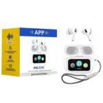 App Supported A9 PRO ANC/ENC ডিসপ্লে টাচ কন্ট্রোল BT 5.4 ওয়্যারলেস ইয়ারবাডস ZWSVIBE অ্যাপ সহ