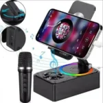 K98 Foldable Rotating Phone Stand with 360° Bluetooth Speaker