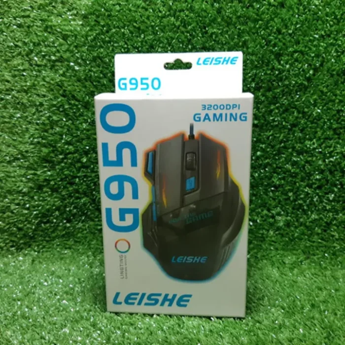 LEISHE G950 RGB Wired Gaming Mouse – 3200 DPI - Image 7