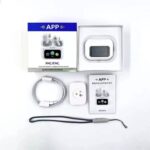 App Supported A9 PRO ANC/ENC ডিসপ্লে টাচ কন্ট্রোল BT 5.4 ওয়্যারলেস ইয়ারবাডস ZWSVIBE অ্যাপ সহ - Image 4