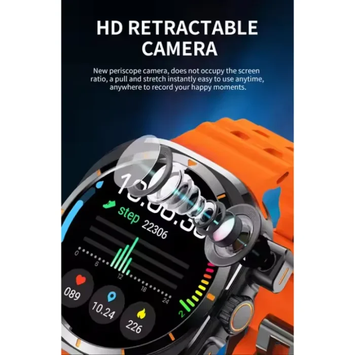 BW8 4G স্মার্ট ওয়াচ | সিম সাপোর্ট, ১.৫১” ডিসপ্লে, ক্যামেরা, ব্লুটুথ কলিং ও 400mAh ব্যাটারি - Image 4