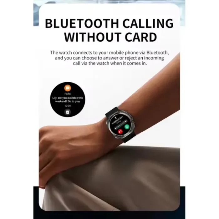 BW8 4G স্মার্ট ওয়াচ | সিম সাপোর্ট, ১.৫১” ডিসপ্লে, ক্যামেরা, ব্লুটুথ কলিং ও 400mAh ব্যাটারি - Image 3