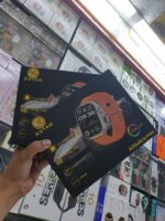 A20 Ultra Max AMOLED Smartwatch – 4 Strap Combo | SIM, Bluetooth Calling & Wireless Charging