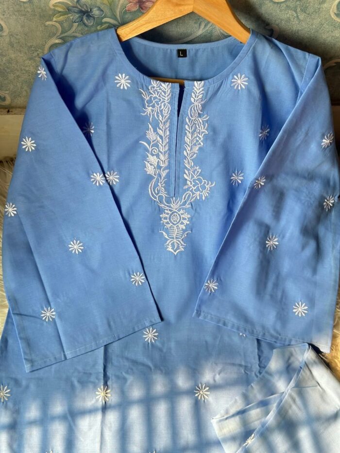 ﻿Embroidery Cotton Co-Ord Set - Image 2