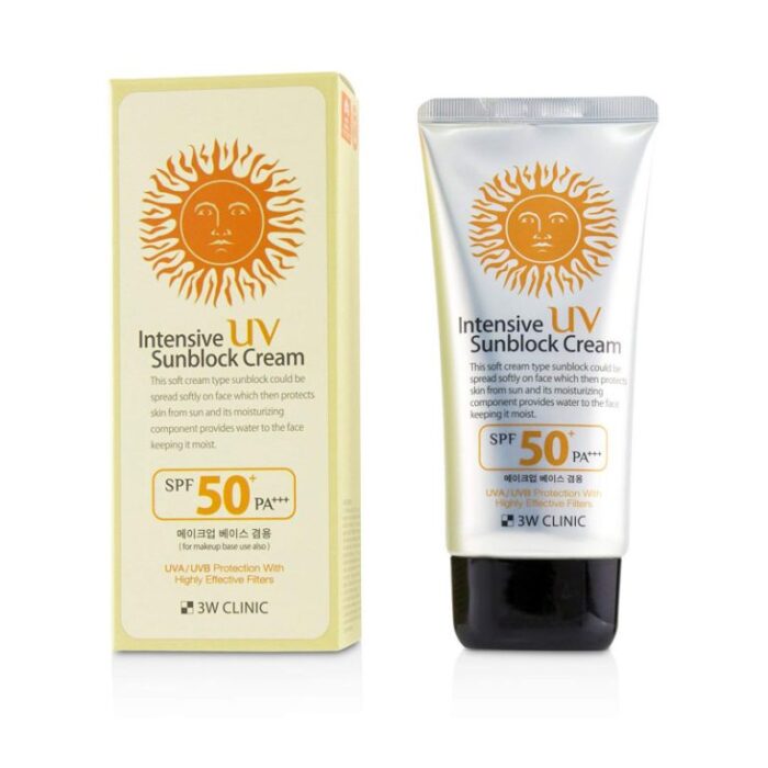 3W Clinic Intensive UV Sunblock Cream - Image 2
