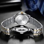 Binbond Luxury Quartz Watch for Men Elegant Stainless Steel with Day & Date Display - Image 5