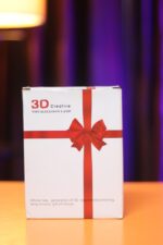 3D Creative Visualization LED Lamp with Calendar Design – Night Light for Home & Office - Image 3