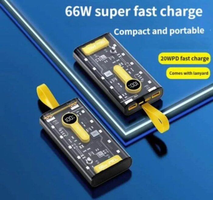 Transparent 20000mAh 22.5W Powerbank - Image 3