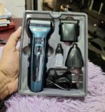 Kemei KM-6330 3-in-1 Trimmer – Hair, Beard & Nose Grooming Kit - Image 4