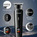 Kemei KM-1113 Professional Hair & Beard Trimmer with LCD Display – 1200mAh Battery, Stainless Steel Blade - Image 2