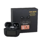 E9 Pro AirPods Touch with LED Display (ANC & ENC Supported) Black - Image 4