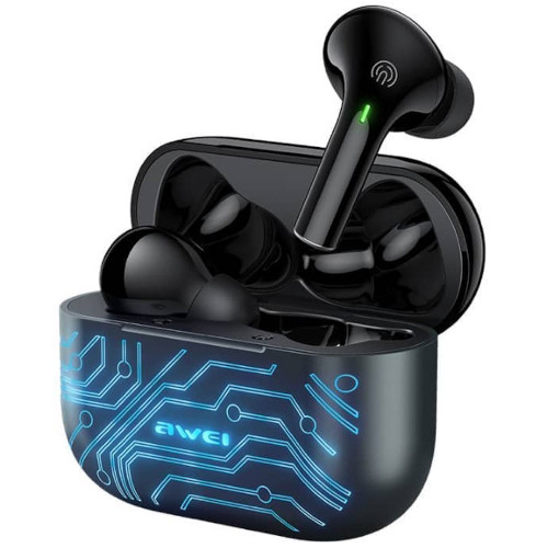giant_202155 Awei T29 Pro Wireless Gaming Earbuds – RGB Lighting Case | Bluetooth 5.0 | IPX6 Waterproof | 8H Talk Time - Image 1